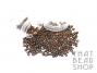 Silver Lined Dark Brown Size 6-0 Seed Beads